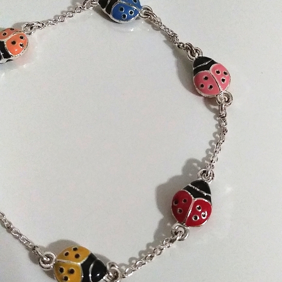 Ladybug Bracelet & Earrings Set - Picture 5 of 15